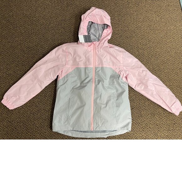 *Eddie Bauer Jacket 3 in 1 System sz 14 Hooded Pink Gray All Season Girls - Picture 4 of 16